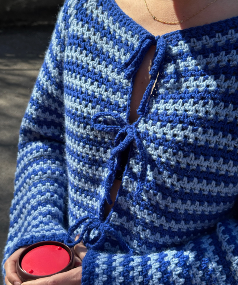 Ultra Easy Moss Stitch Cardigan