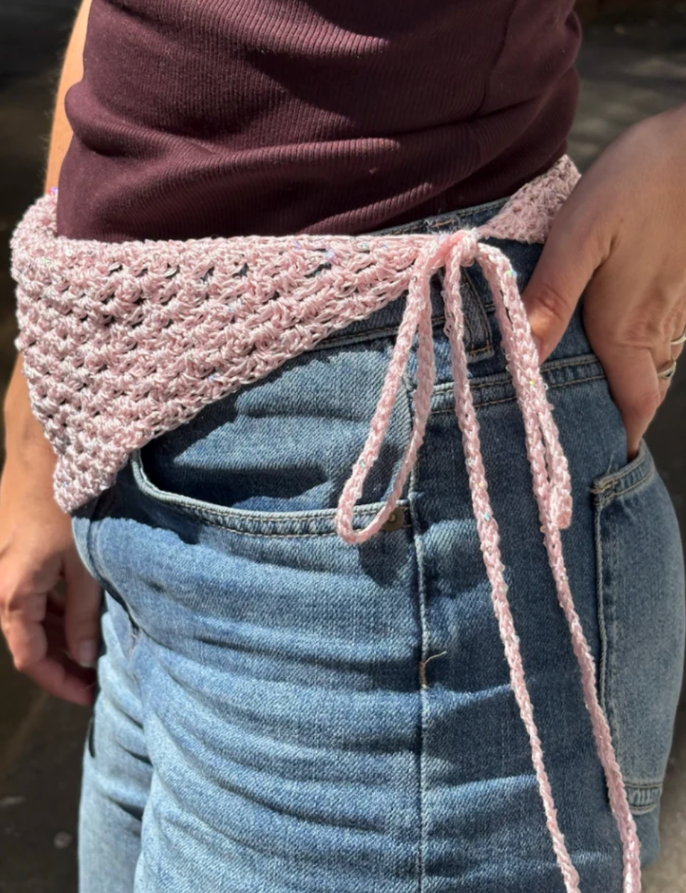 Ultra Easy Bandana + Hip Scarf - Crochet Bundle