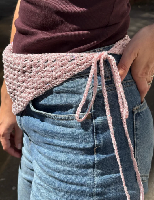 Ultra Easy Bandana + Hip Scarf - Crochet Bundle
