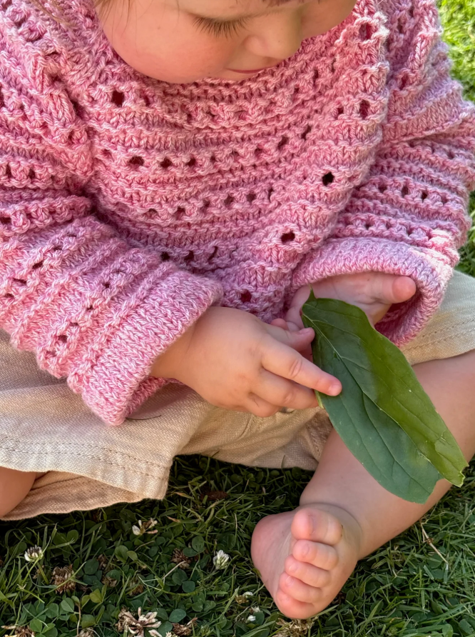Easy Spring Sweater Woman + Baby Bundle