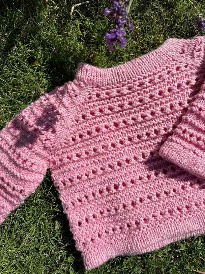 Easy Spring Sweater Woman + Baby Bundle
