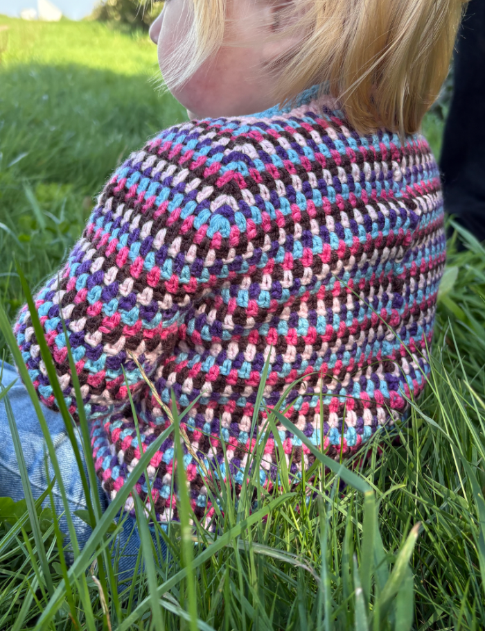 Ultra Easy Moss Stitch Blouse Baby - Crochet