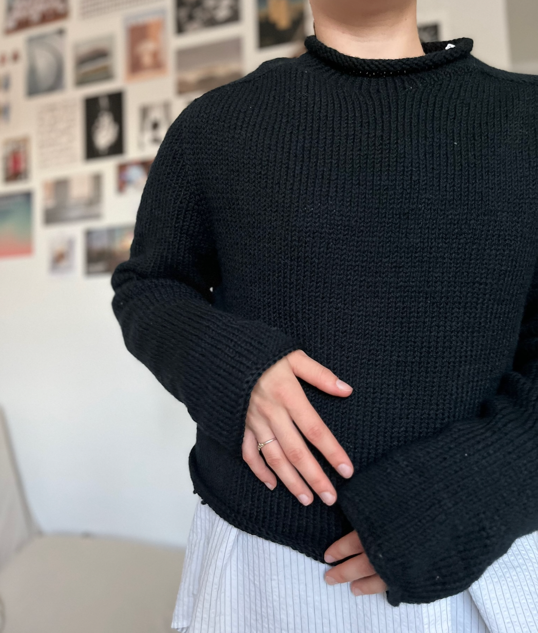 Easy Saddle Shoulder Sweater