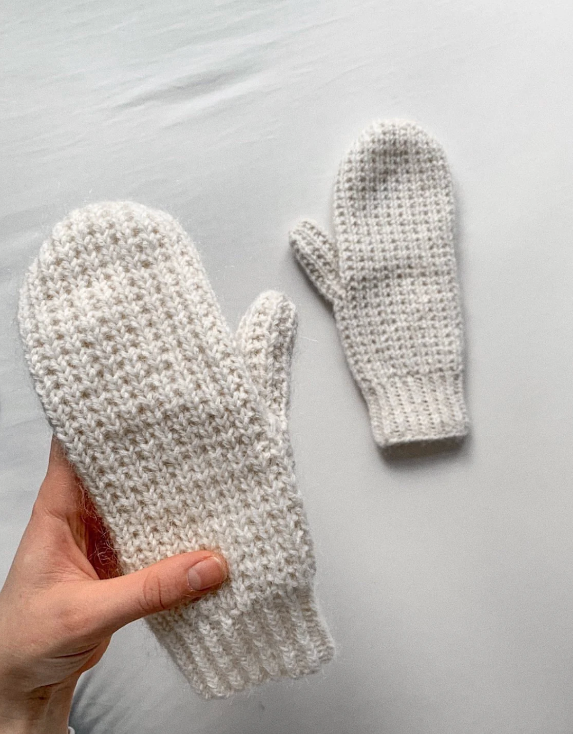 Easy Rib Beanie + Mittens