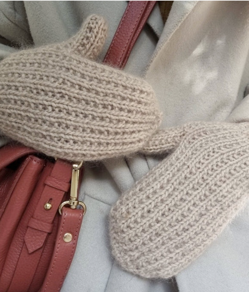 Easy Rib Beanie + Mittens