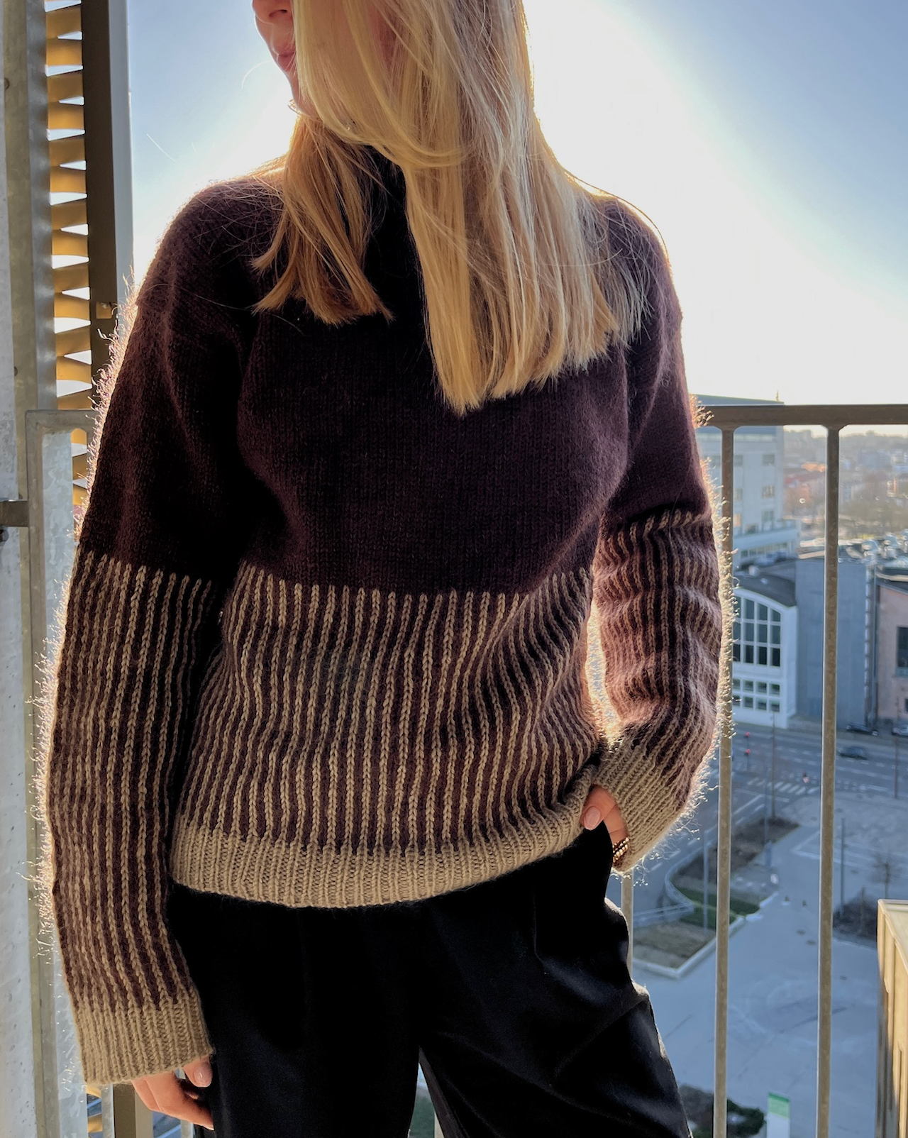 Easy Color Mix Sweater