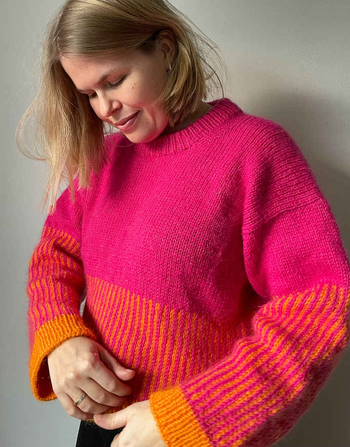 Easy Color Mix Sweater – easy as knit Easy Color Mix Sweater – easy as knit