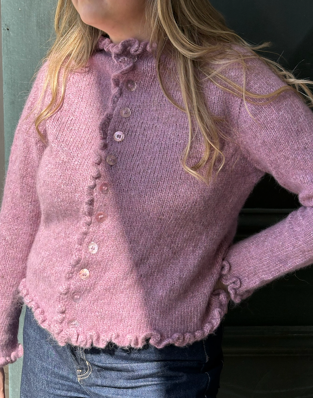 Easy Ruffle Cardigan