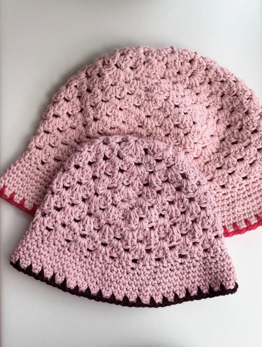 Ultra Easy Bucket Hat - Crochet Adult + Baby