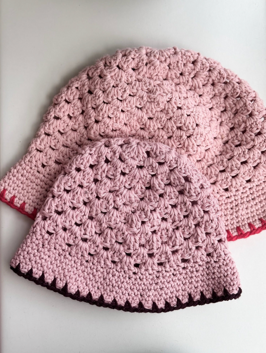 Ultra Easy Bucket Hat - Crochet Adult + Baby
