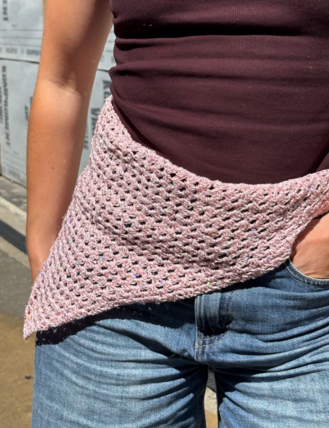 Ultra Easy Bandana + Hip Scarf - Crochet Bundle