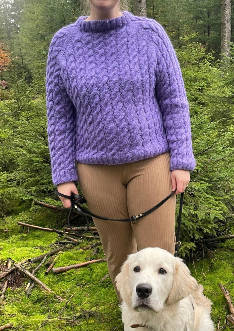 Easy Cable Sweater Deutsch