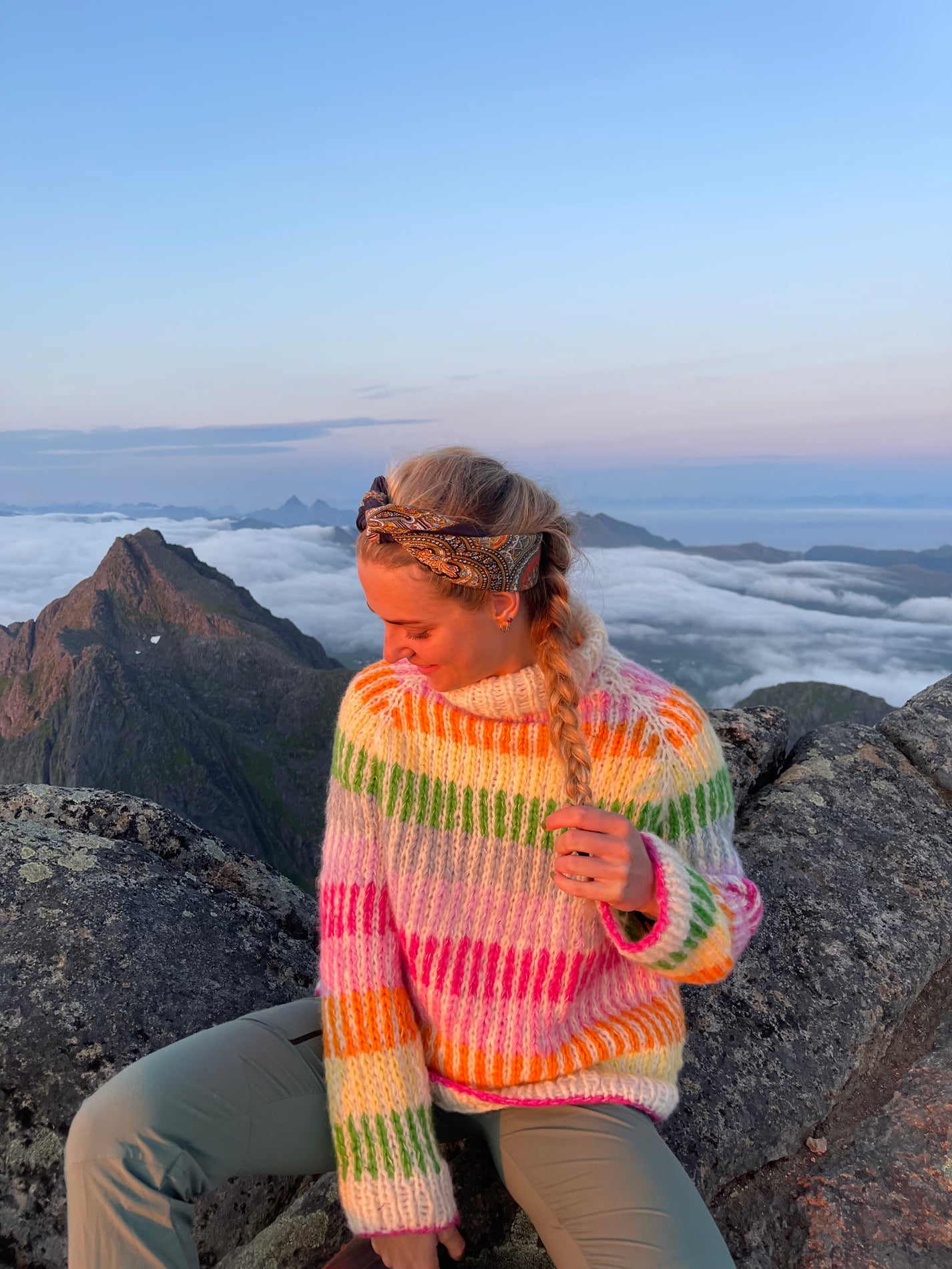 Nakia Sweater - Sunset