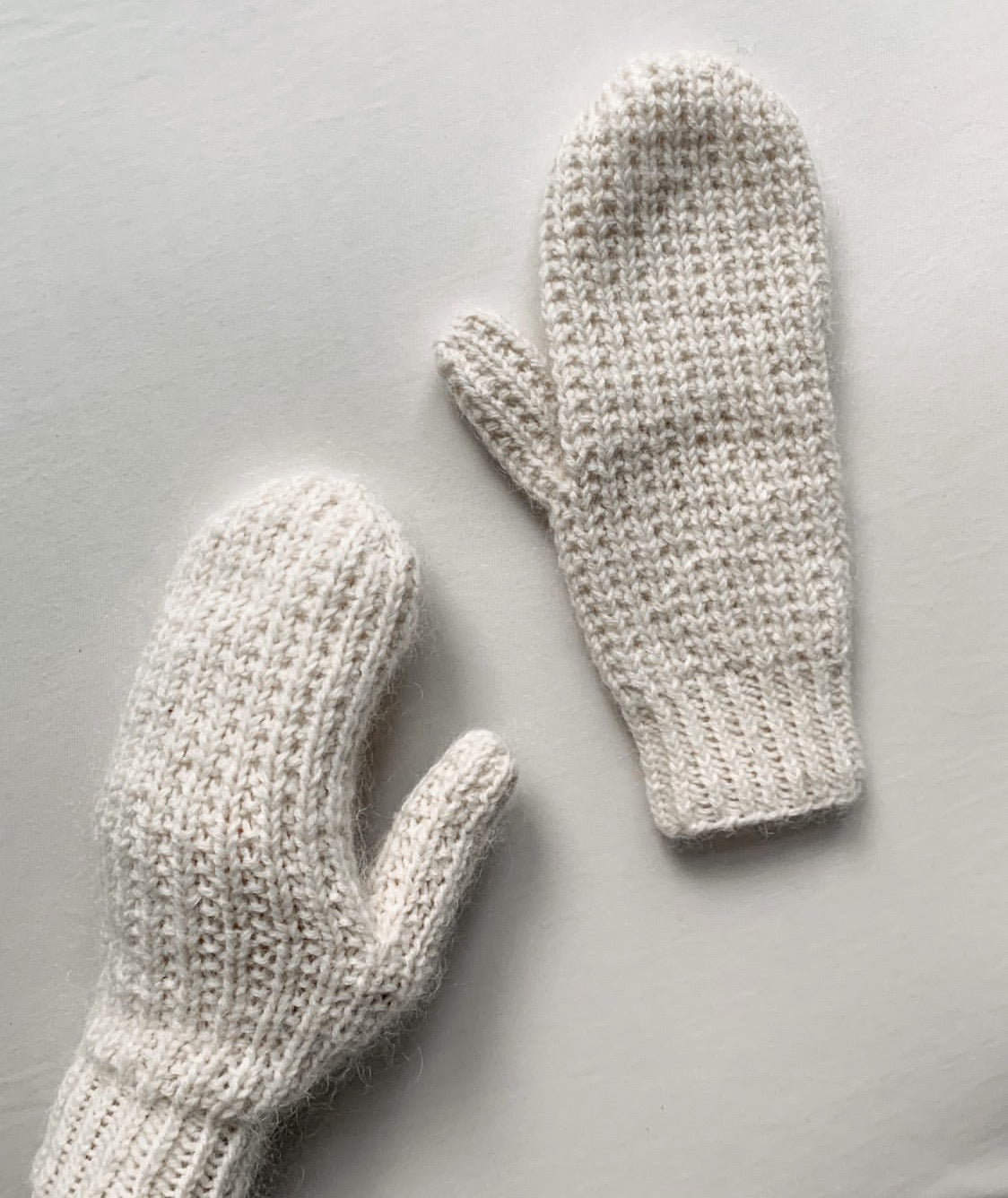 Easy Rib Mittens Deutsch