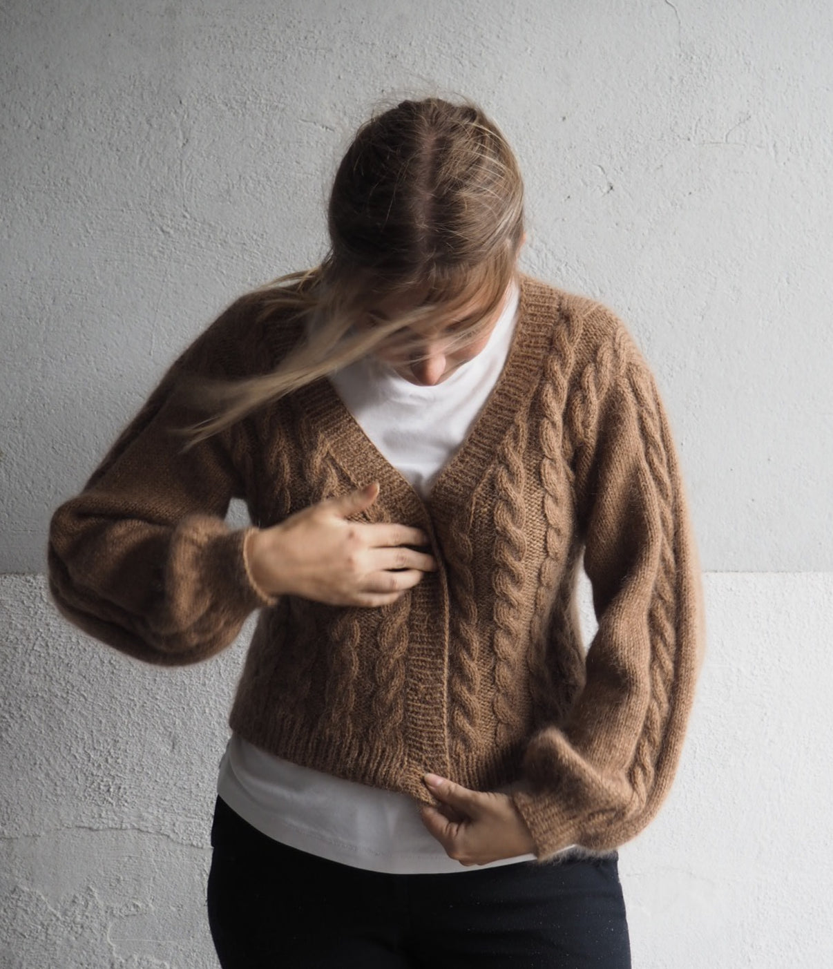 Warm Affection Cable Knit Cardi