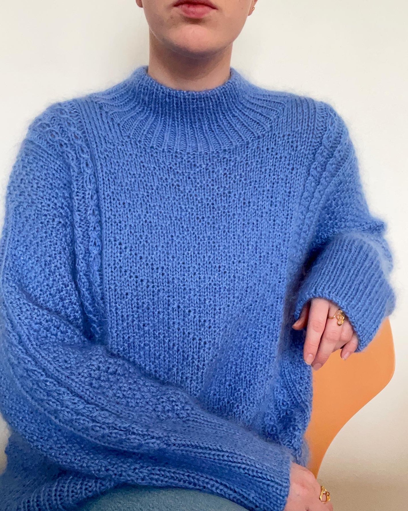 Diamond Structure Sweater Dansk – easy as knit