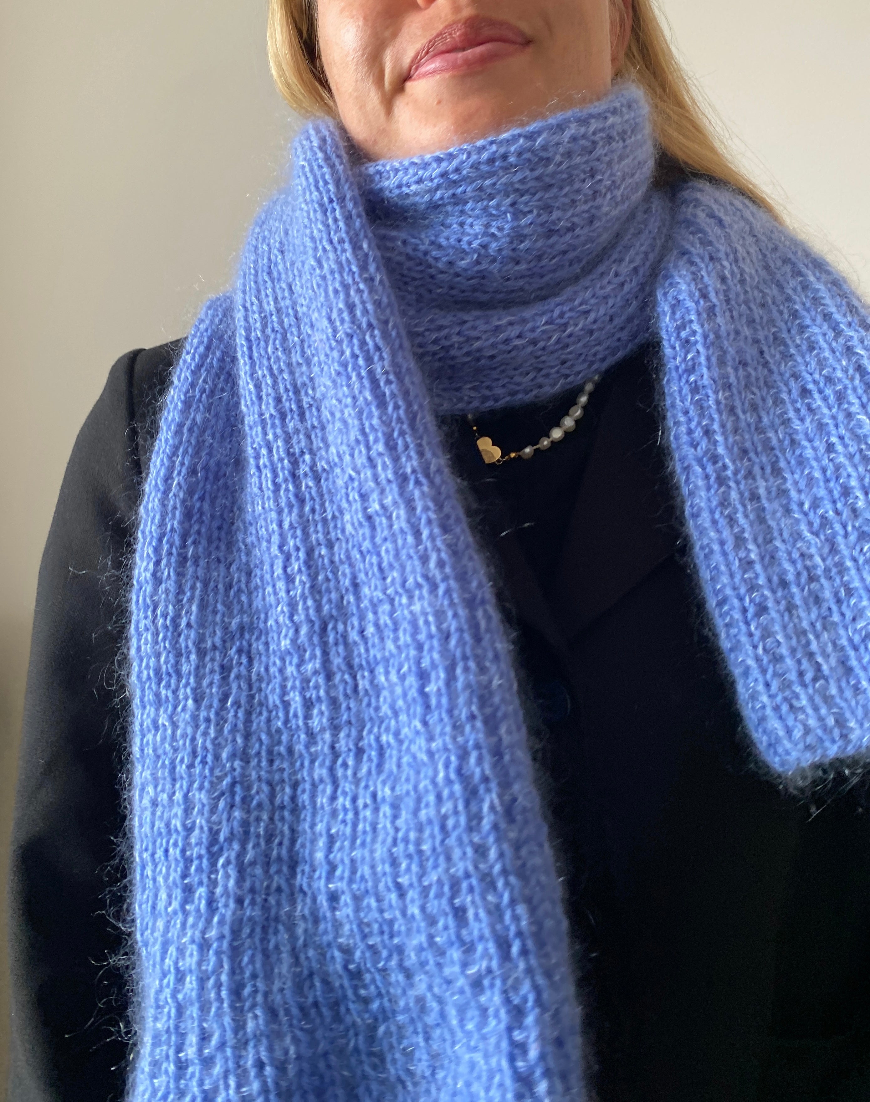 Easy Rib Scarf Norsk