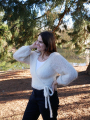 Easy Wrapped Cardigan English