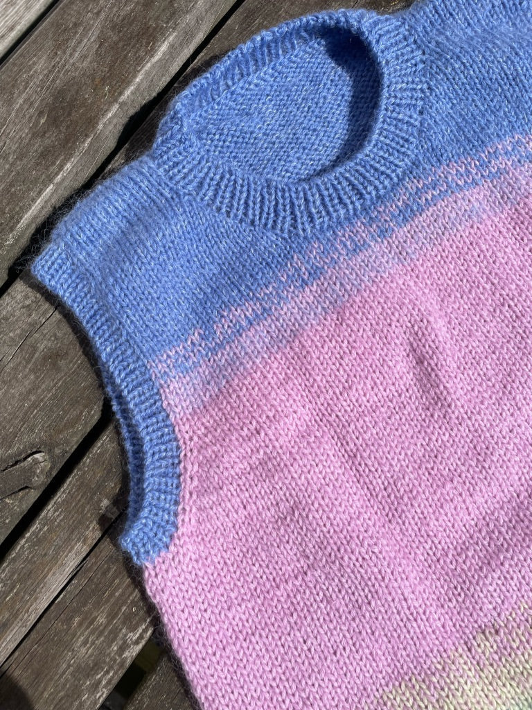 Fading Rainbow Vest Deutsch