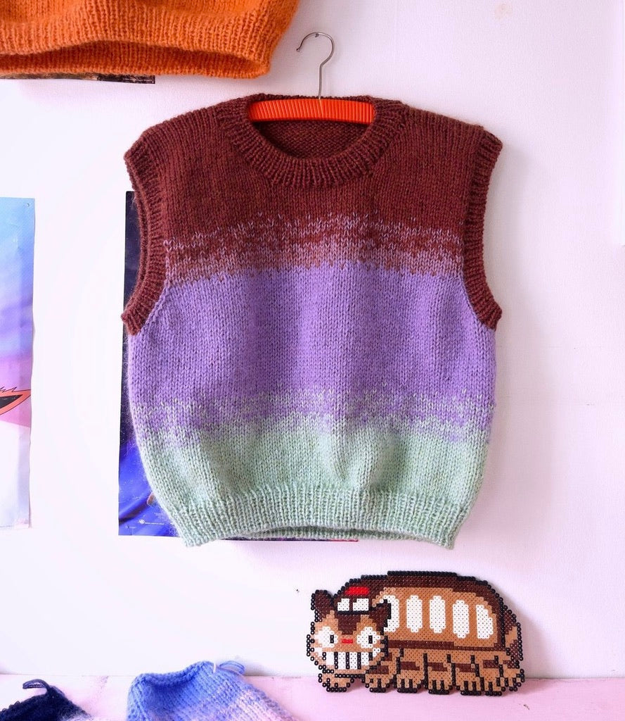 Fading Rainbow Vest Deutsch